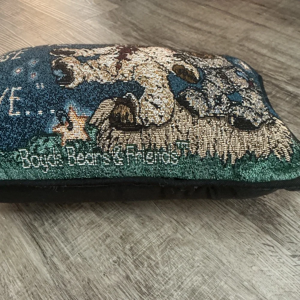Boyd’s Bears Tapestry Accent Toss Pillow Miracles Happen To Those Who Believe
